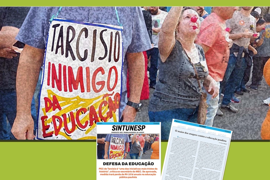 PEC de Tarcísio é “uma das iniciativas mais tristes da história”, critica ex-secretário do MEC. Se aprovada, medida trará perda de R$ 10 bi anuais na educação pública paulista