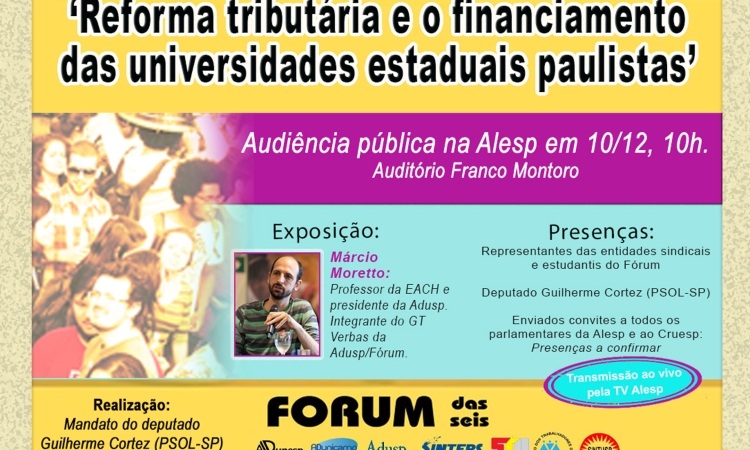 ‘Reforma tributária e o financiamento das universidades estaduais paulistas’