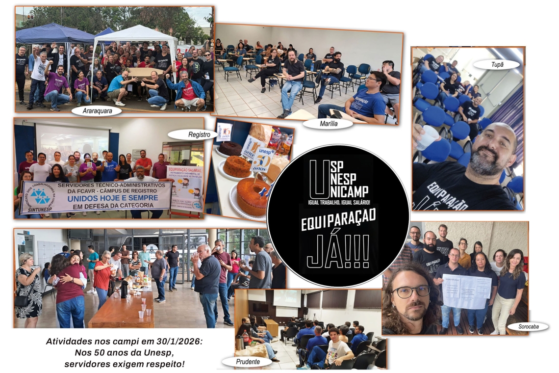 Sintunesp indica: Suspender a greve e manter a mobilização! Segue a luta por avanços na equiparação e por nossos direitos   