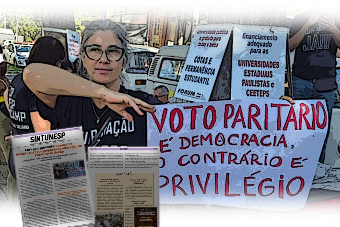 Luta pela paridade: Franca faz história e aprova proposta de alteração do Estatuto da Unesp   