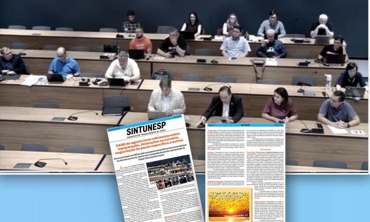CADE de agosto teve cobranças sobre equiparação, distorções na carreira, negociação da pauta específica e outros
